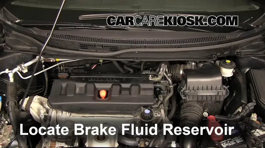 2012 Honda Civic EX-L 1.8L 4 Cyl. Sedan Brake Fluid Add Fluid